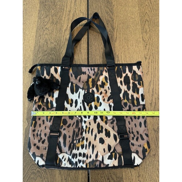 Kipling KYOKOL WI Large Tote Shoulder Bag Animal Print Gorilla Charm TM5124900 - Picture 15 of 16